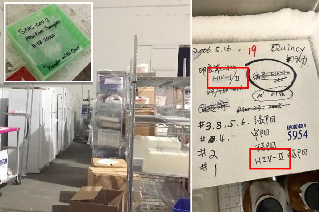 Pathogens labeled âHIVâ and âEbolaâ found inside secret, illegal Chinese-owned biolab in California